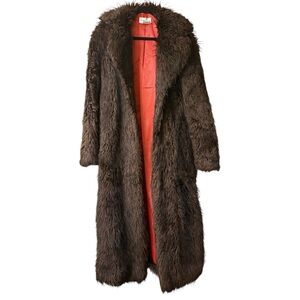 Faux Fur Long Coat